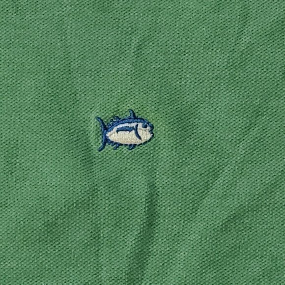 Southern Tide Skipjack Seafoam Green Mens Polo XL‎ - Picture 3 of 4
